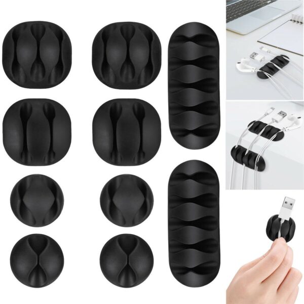10PCS CABLE HOLDER AND SUPPORTER FOR GIVING SUPPORT AND STANCE TO ALL KIND OF CABLES. (X995)
