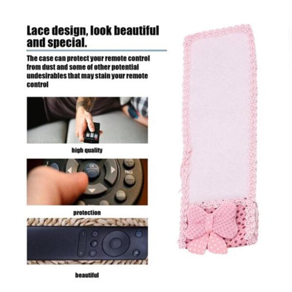 3pc Remote Cover for TV, Air Conditioner, D2H, DTH Remote Control Dust Cover (Mix Design / 3 Pc) (X620) - Image 4