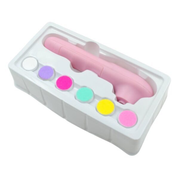 6 in1 Electric Manicure Nail Sharpener for Babies and Children Baby Nail Cutter Manicure with 6 Grinding Heads, Electric Baby Nail File Electric Nail Clipper Toddler Nail Scissors Dropshipping - Image 4
