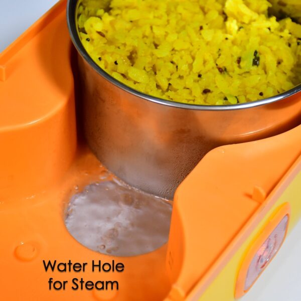 2Layer Electric Lunch Box for Office, Portable Lunch Warmer with Removable 4 Stainless Steel Container. - Image 7