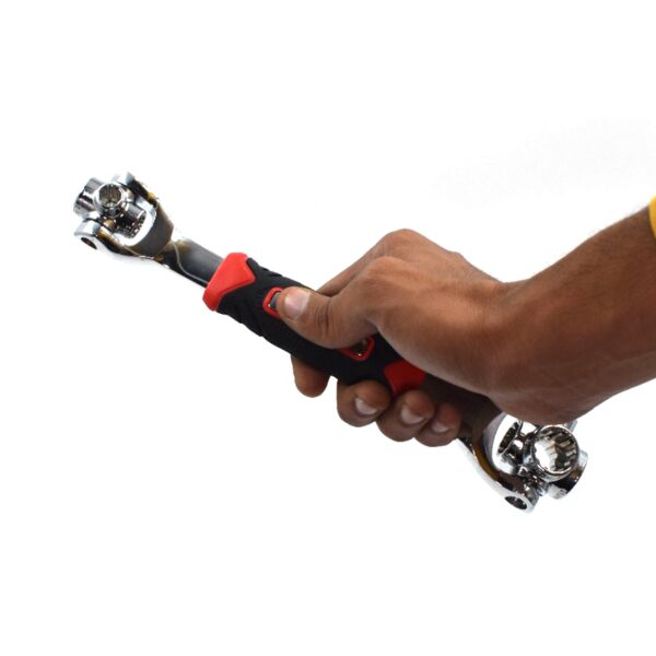 48 in 1 Socket Point Universal Car Repair 360 Degree Fixed Square, Hex, Torx Hand Tool Wrench - Image 8