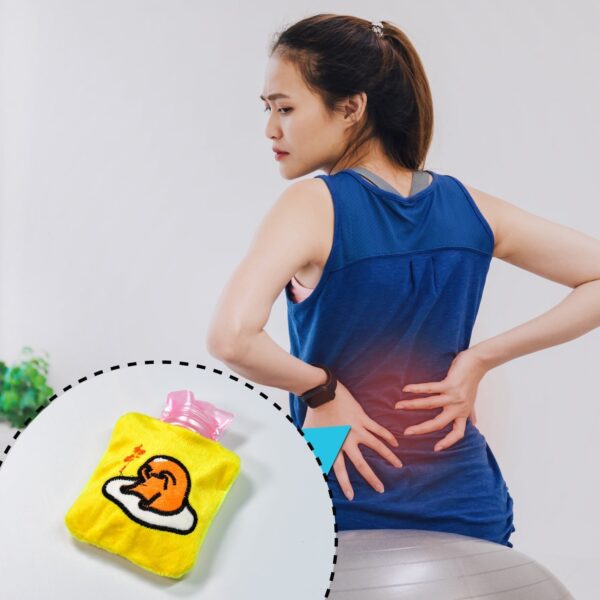 Yellow Duck Head Small Hot Water Bag with Cover for Pain Relief, Neck, Shoulder Pain and Hand, Feet Warmer, Menstrual Cramps. - Image 7