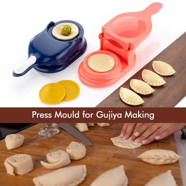 2-in-1 Dumpling Press Mould for Gujiya & Momos (MKK-X86) - Image 5