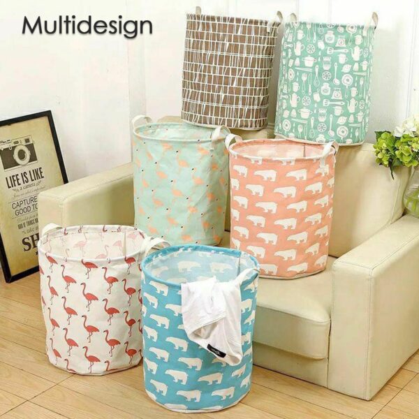 Durable and Collapsible Laundry storage Bag with Handles Clothes & Toys Storage Foldable Laundry Bag for Dirty Clothes. - Image 8