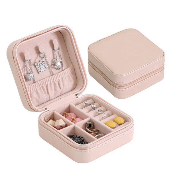Mini PU Leather jewellery Box for Travel & Storage (X863) - Image 3