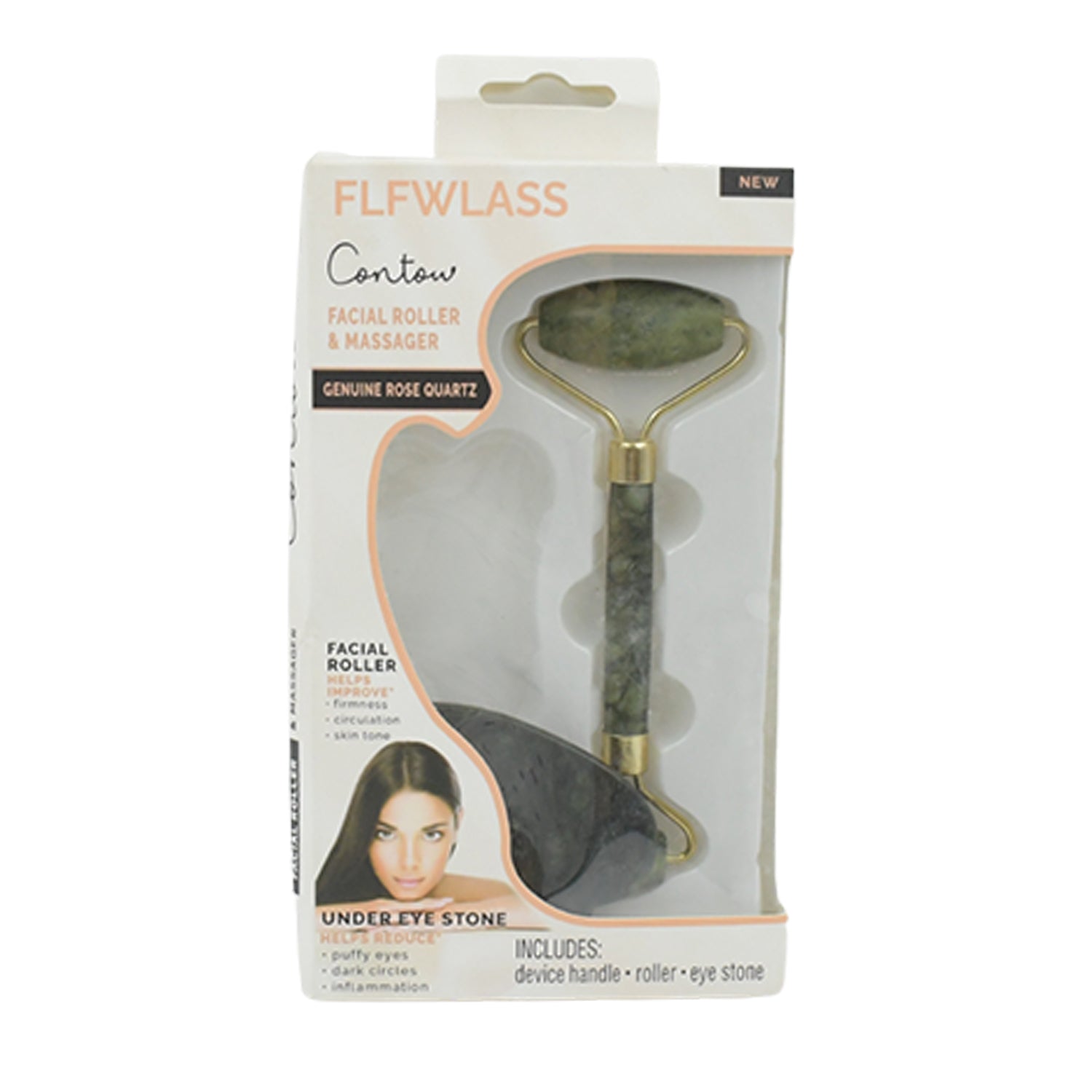 Gua Sha Stone and Anti Aging Jade Roller Massager (X641) - Image 3