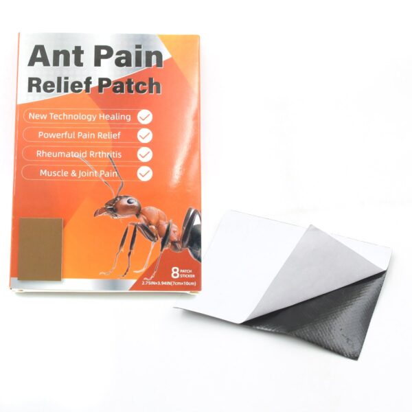 Ant Pain Relief Patch - Pack of 8 Patches | Instant Relief from Muscular Pain & Joint Pain| Natural Pain Relief Patches | Powerful Pain Relief, No Side Effects - Image 4