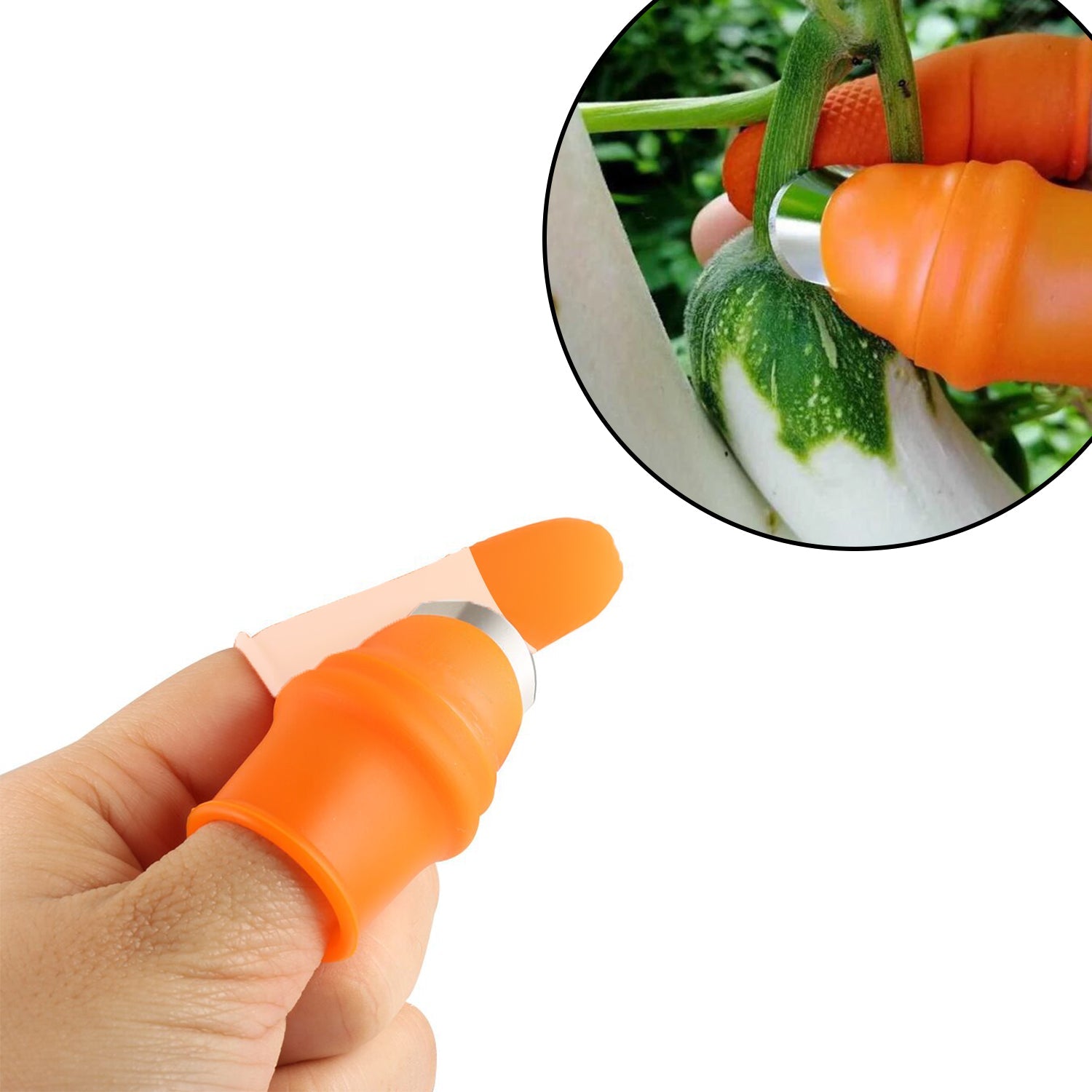 V Thumb Cutter for Peeling & Cutting Vegetables & Fruits (MKK+X77) - Image 8