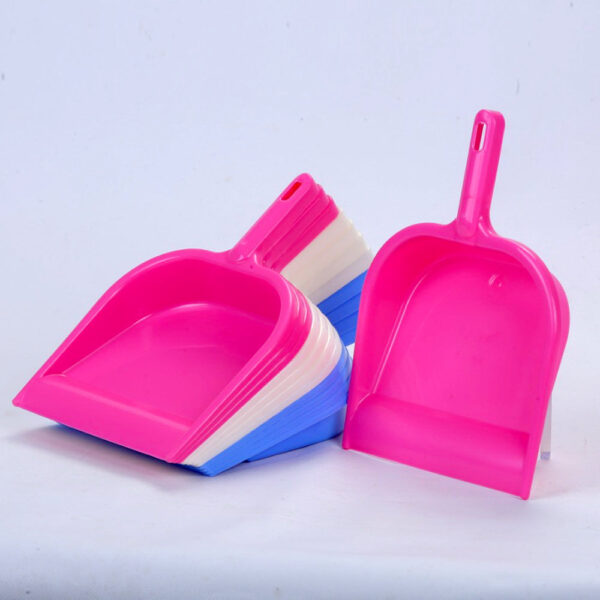 Durable Lightweight Multi Surface Plastic Dustpan with Handle - Image 6