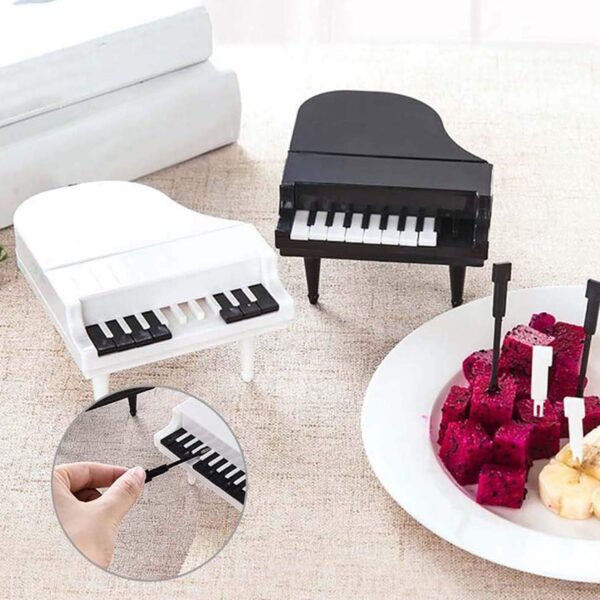 10 Pc Piano Fruit Forks: Fun & Functional for Snacks (1 Set)(MKK-X78) - Image 6