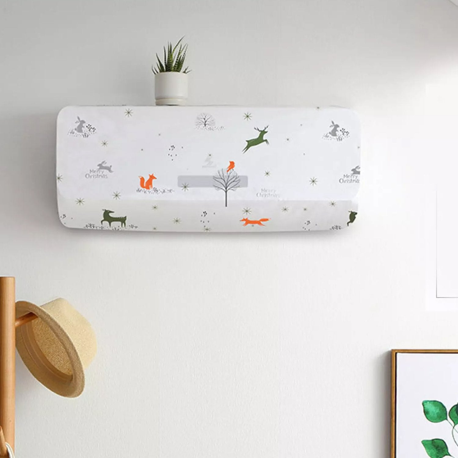 Air Conditioning Dust Cover Waterproof Folding Ac Cover AC CAP ((F23)1/5X257)