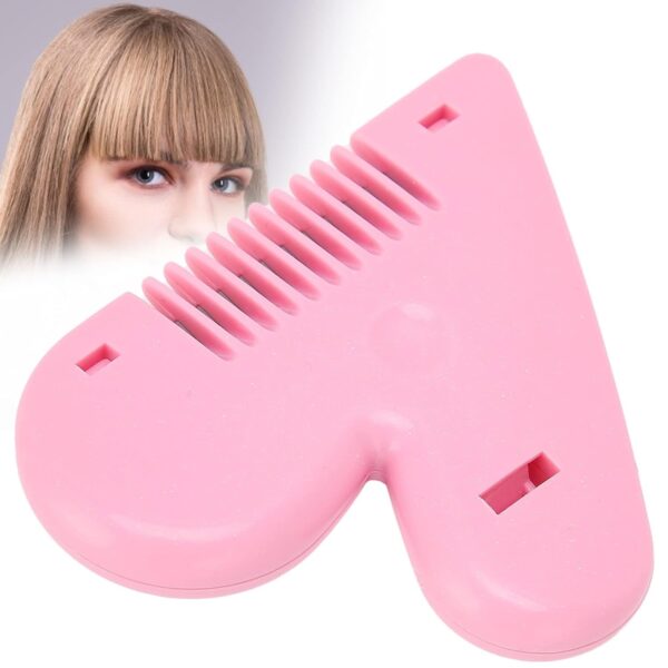 Heart Shape Plastic Hair Cutting Scissors for Baby Girls Lightweight Portable Hair Thinning Double‑Edge Stainless Steel Convenient for Hair Cutting for Hair Thinning (1 Pc ) - Image 3