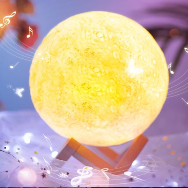 3D Power Moon Lamp with Touch Control Adjust Brightness / One color (X455)