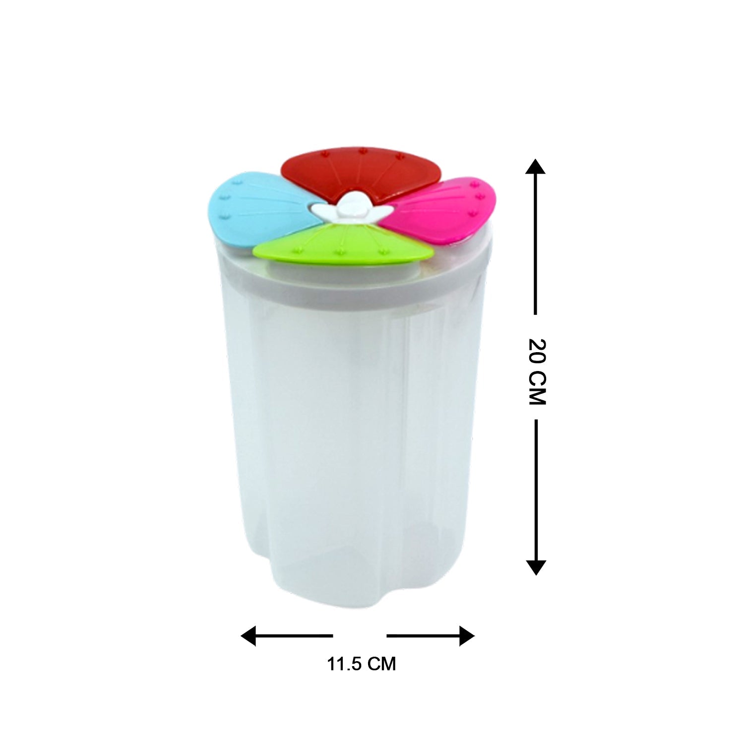 4 Section Storage containers airtight Transparent Food Plastic Storage Container - Image 5