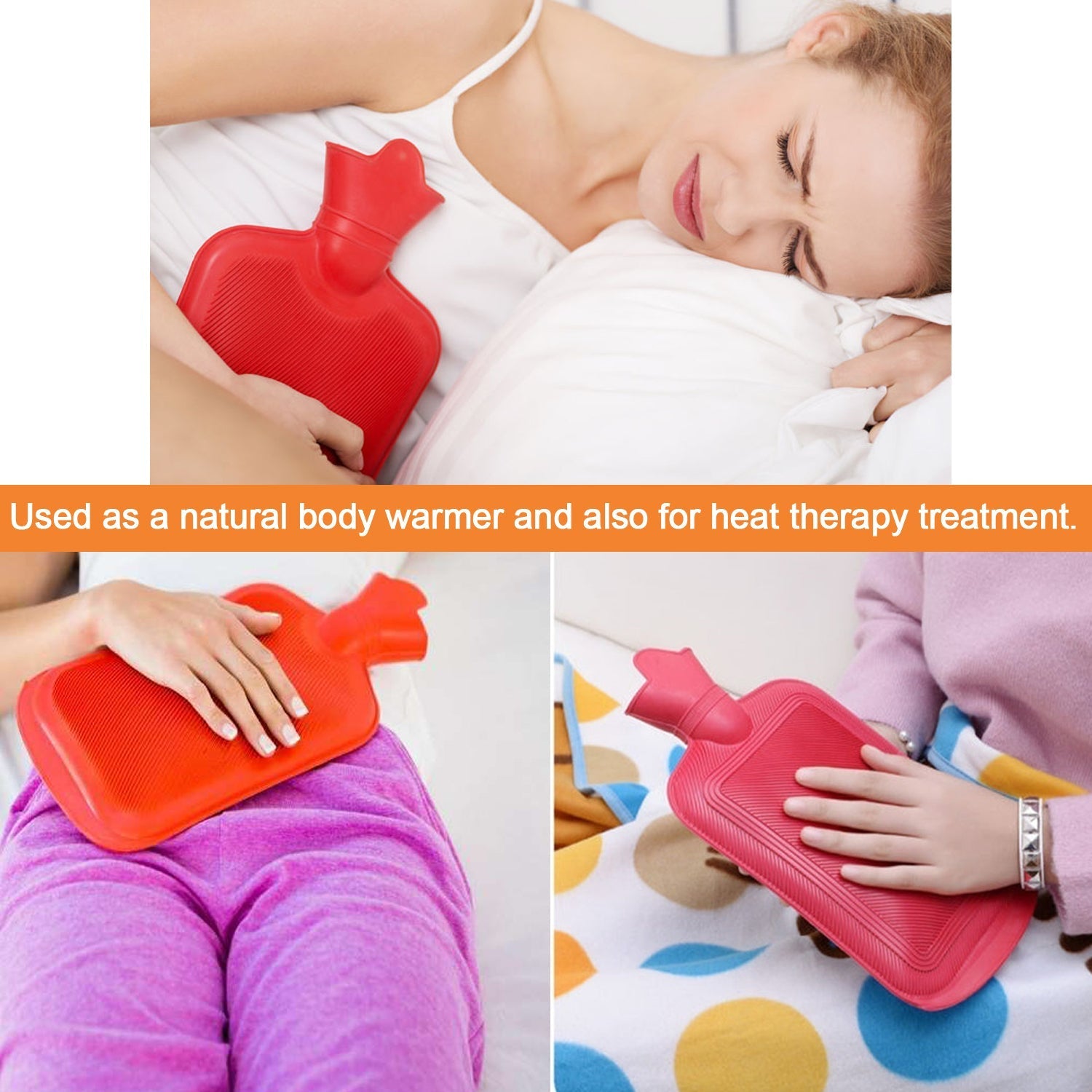 Rubber Hot Water Heating Bag for Pain Relief - Image 7