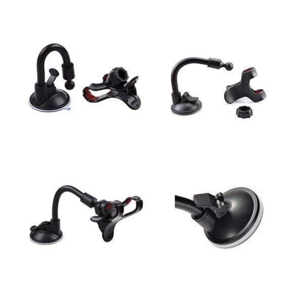 Flexible Mobile Stand Multi Angle Adjustment with 360 Degree Adjustment For Car & Home Use Mobile Stand - Image 8