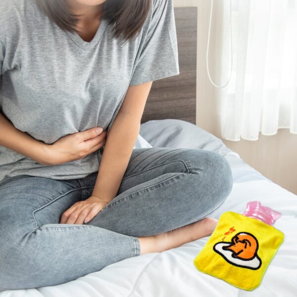 Yellow Duck Head Small Hot Water Bag with Cover for Pain Relief, Neck, Shoulder Pain and Hand, Feet Warmer, Menstrual Cramps. - Image 3