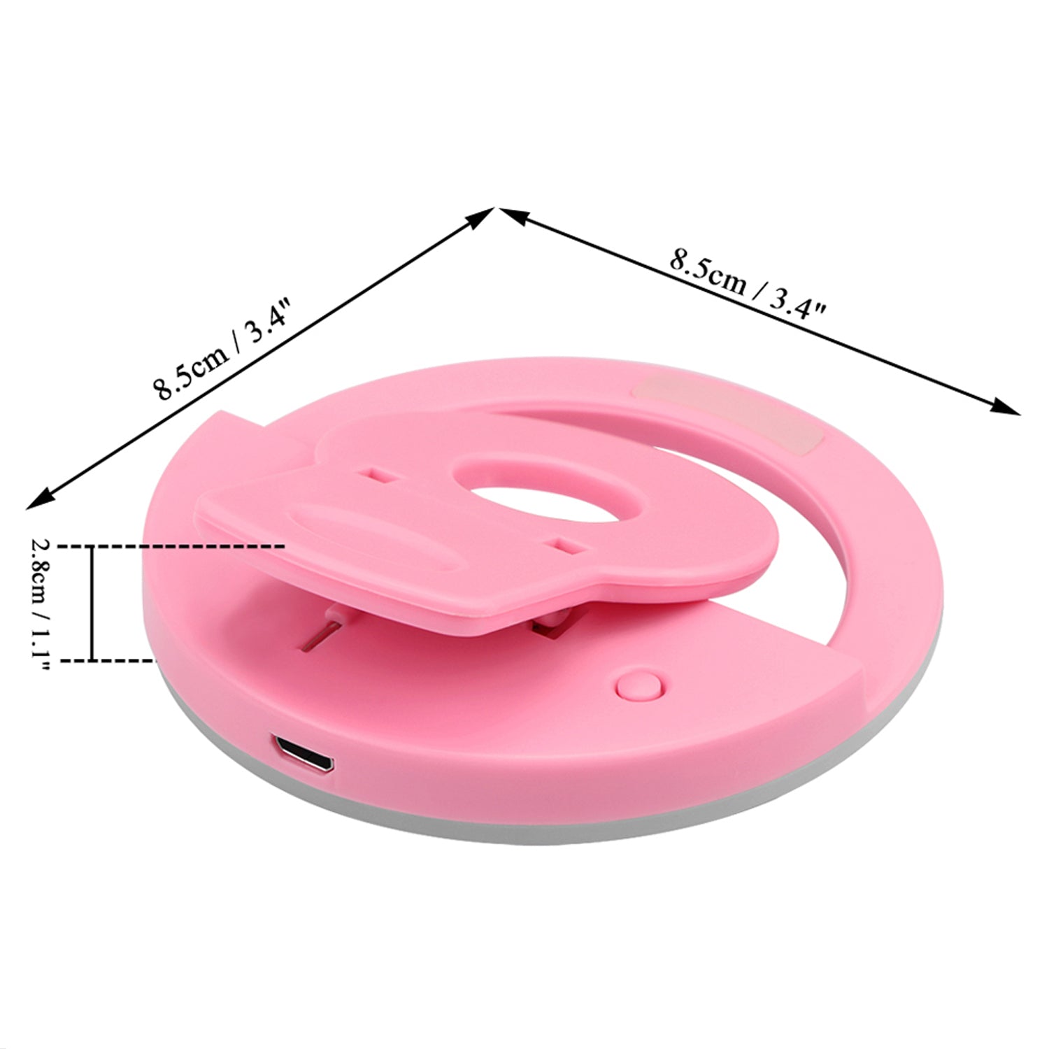Selfie Ring Light used for applying bright shade over face during taking selfies and making videos etc. (MKK-X70) - Image 5