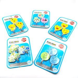 Plastic Self-Adhesive Kitchen 3Pc Hooks
