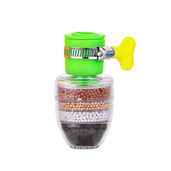 Water Faucet, Clean Purifier Filter Cartridge Water Tap, Upgrade Universal Interface Faucet Filter (Six Layer Purifier) (X496) - Image 3