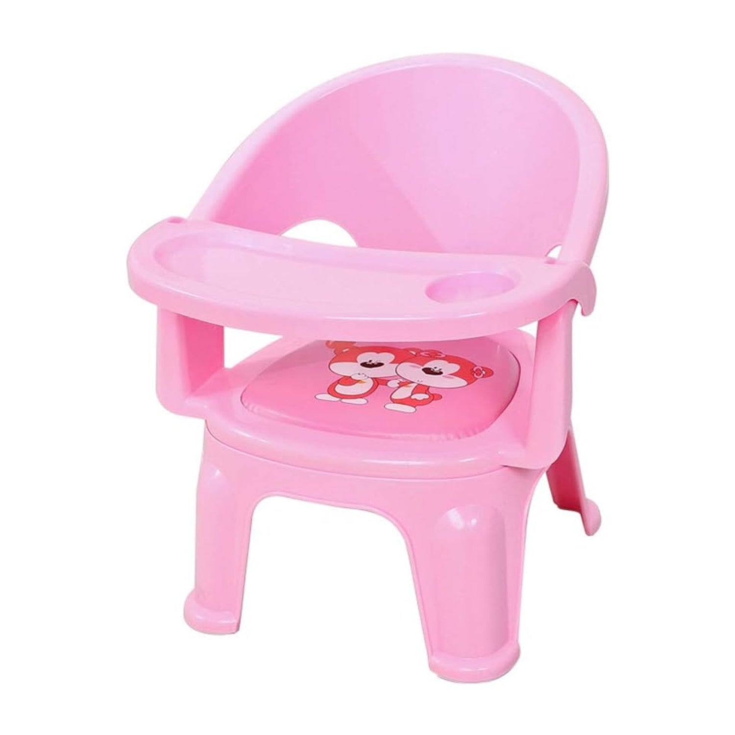 Baby Chair, with Tray Strong and Durable Plastic Chair for Kids/Plastic School Study Chair/Feeding Chair for Kids, Portable High Chair for Kids - Image 4