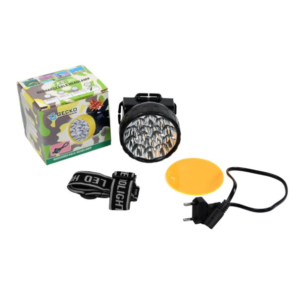 Head Lamp 15 Led Long Range Rechargeable  Lamp Use For Camping, Hiking - Image 4