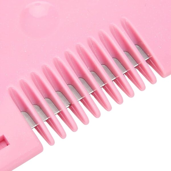 Heart Shape Plastic Hair Cutting Scissors for Baby Girls Lightweight Portable Hair Thinning Double‑Edge Stainless Steel Convenient for Hair Cutting for Hair Thinning (1 Pc ) - Image 7