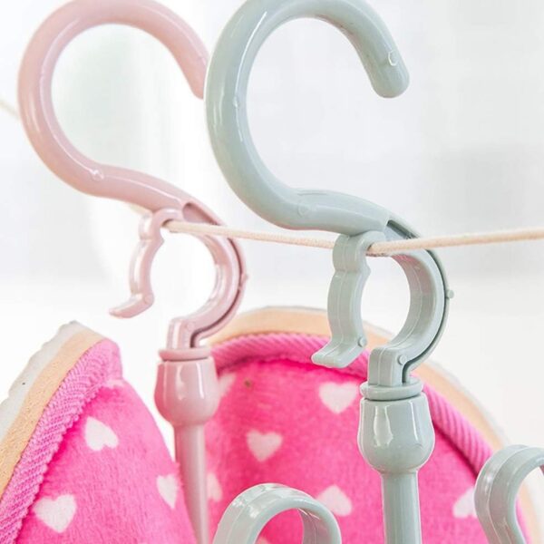 Shoes Drying Hanger, Rotatable Shoe Hanging Racks for Balcony Closet (1pc) (X996) - Image 7