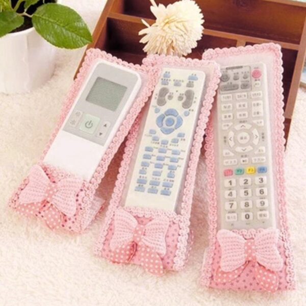 3pc Remote Cover for TV, Air Conditioner, D2H, DTH Remote Control Dust Cover (Mix Design / 3 Pc) (X620)