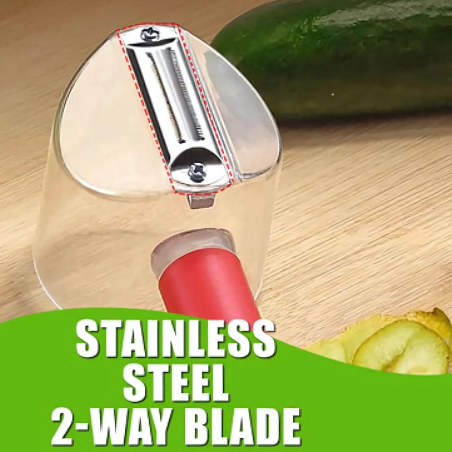 Home Kitchen Cooking Tools Peeler With Container (X296) - Image 2