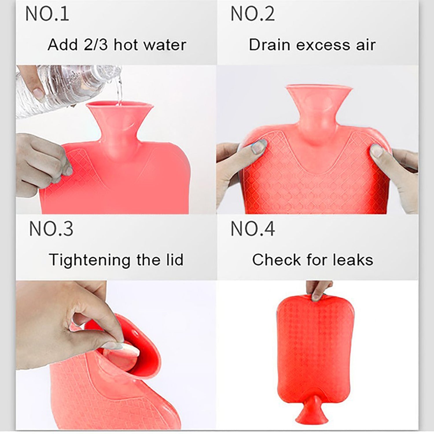Rubber Hot Water Heating Bag for Pain Relief - Image 9