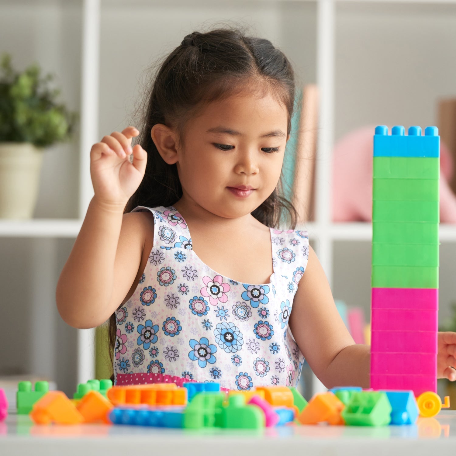 Blocks Set for Kids, Play Fun and Learning Blocks for Kids Games for Children Block Game Puzzles Set Boys, Children (Multicolor, 60 Bricks Blocks) - Image 7