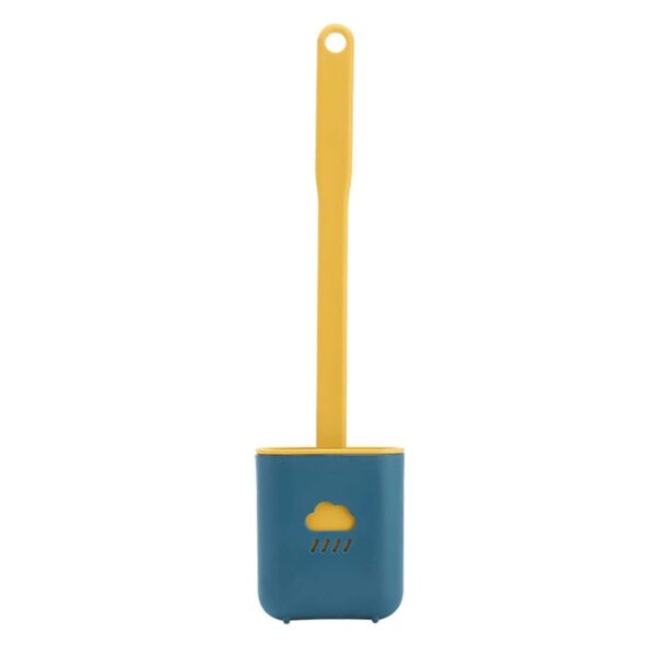 Silicone Toilet Brush with Holder (Without Box) (X602)
