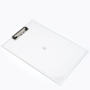 Transparent Premium Exam Pad with Centimeter Measuring Side for Students