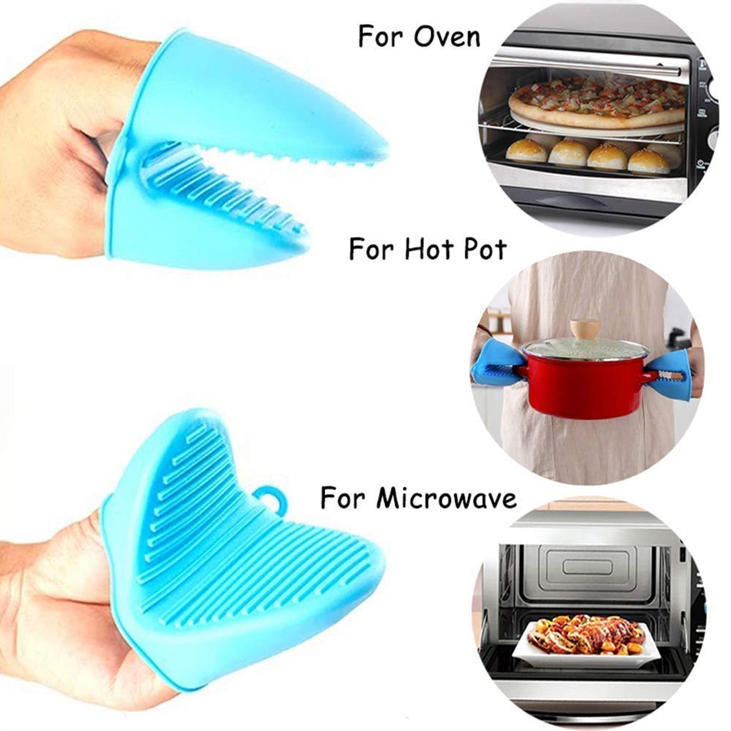 Silicone Heat Resistant Cooking Potholder for Kitchen Cooking & Baking - Image 9