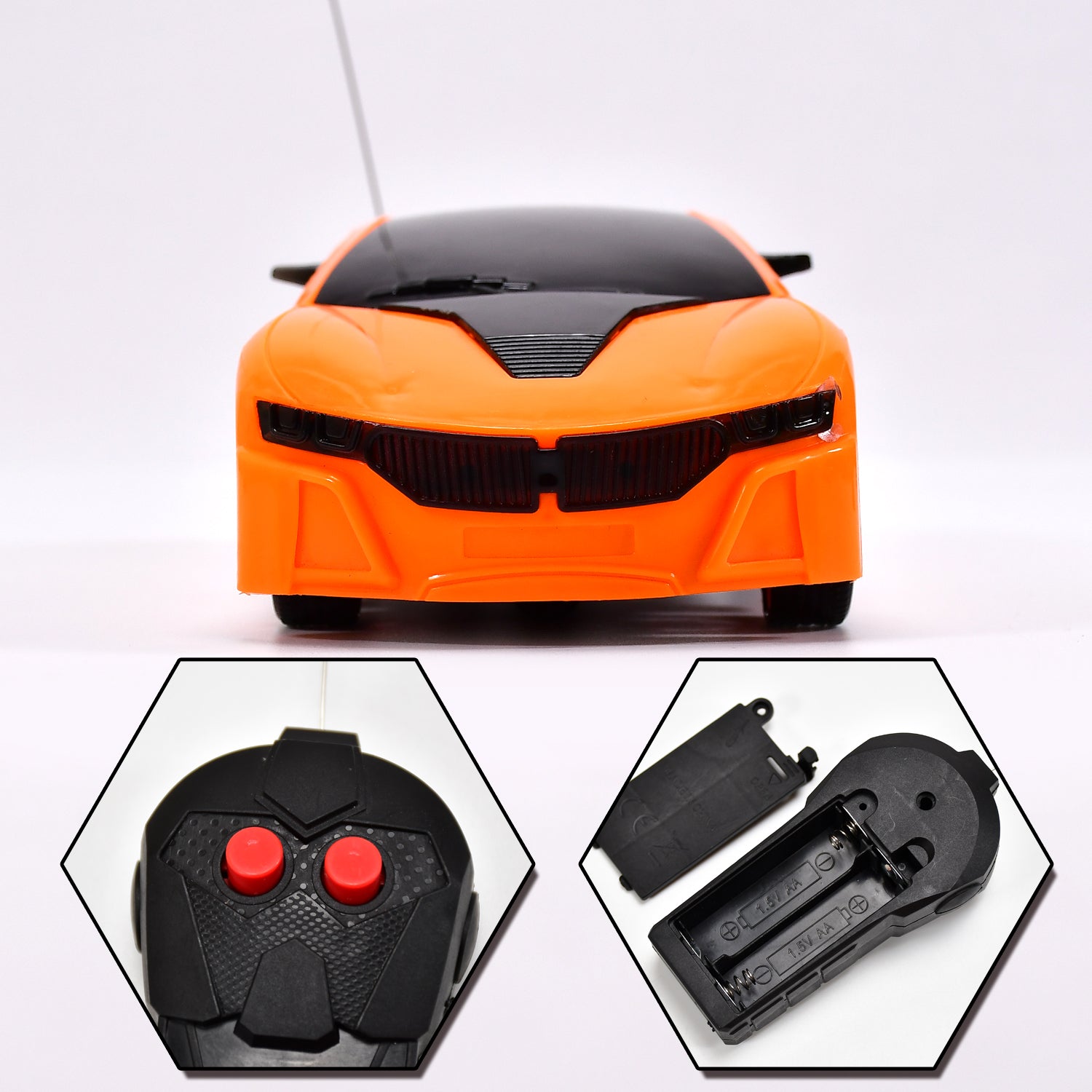 Remote Control Fast Modern Racing Car 3D Light with Go Forward And Backward - Image 10