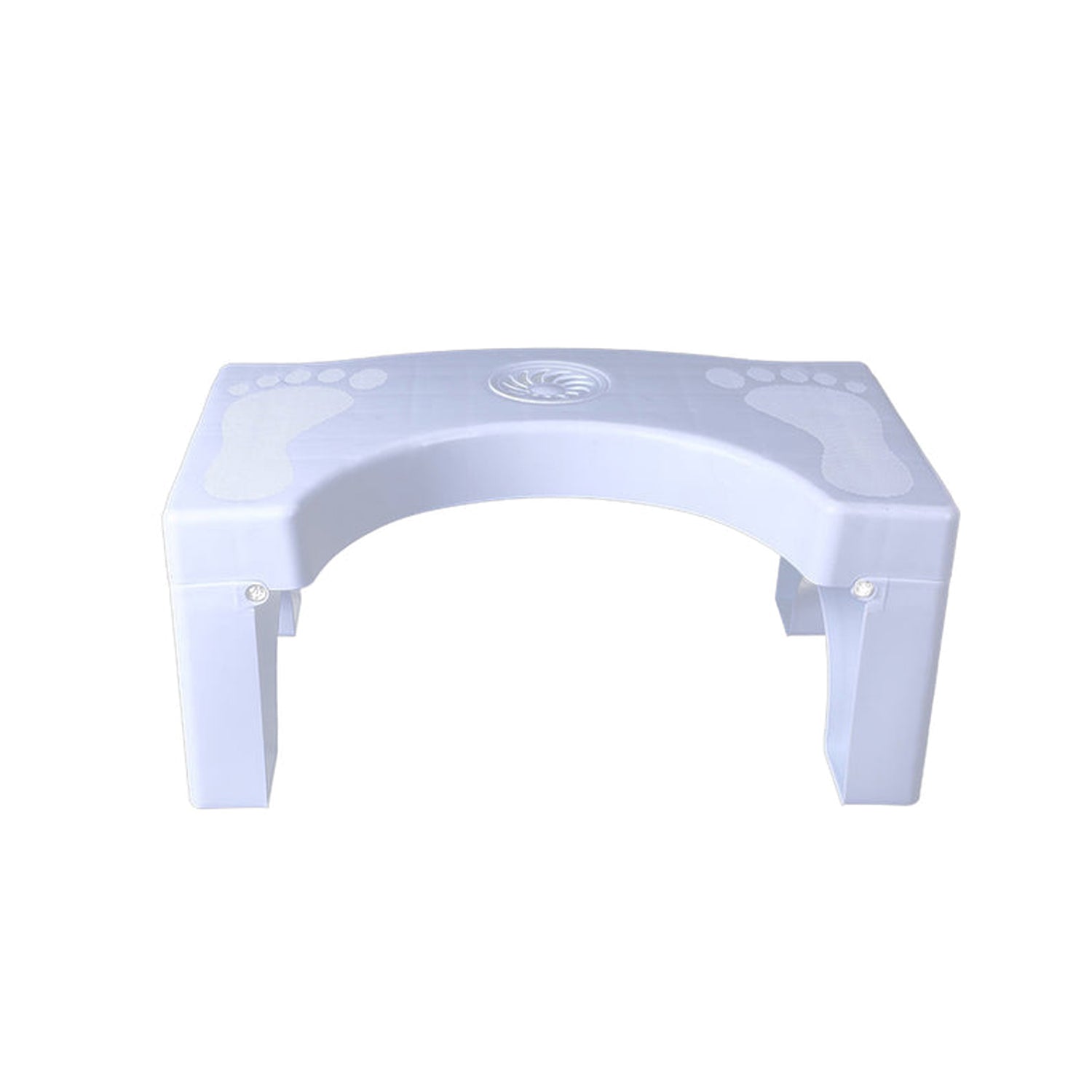 Plastic Non-Slip Folding Toilet Squat Stool - White Color - Image 4
