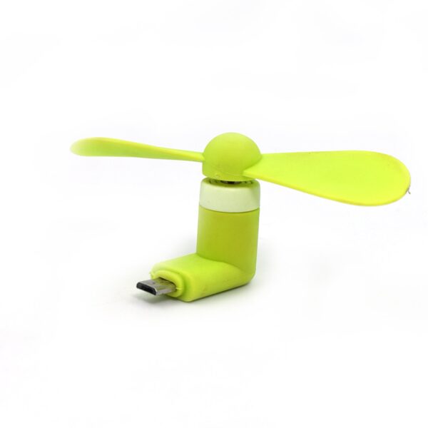 mini USB fan For Having cool air instantly, anywhere and anytime purposes (Micro Port)