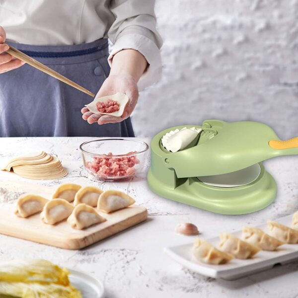 2-in-1 Dumpling Press Mould for Gujiya & Momos (MKK-X86) - Image 2