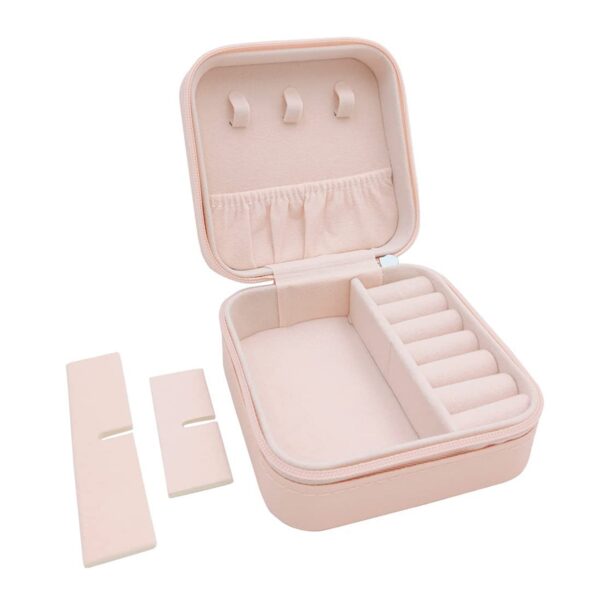Mini PU Leather jewellery Box for Travel & Storage (X863) - Image 8
