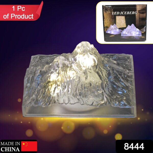 Unique Plastic Night Light: Flameless LED (Iceberg Design, Gift) - Image 2