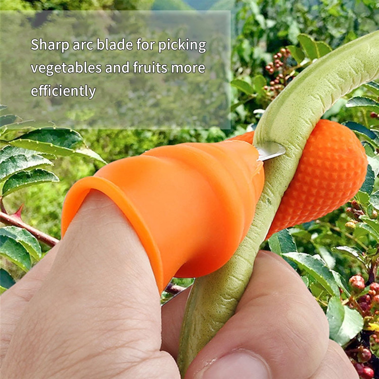 V Thumb Cutter for Peeling & Cutting Vegetables & Fruits (MKK+X77) - Image 6