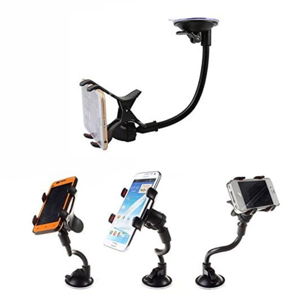 Flexible Mobile Stand Multi Angle Adjustment with 360 Degree Adjustment For Car & Home Use Mobile Stand - Image 10