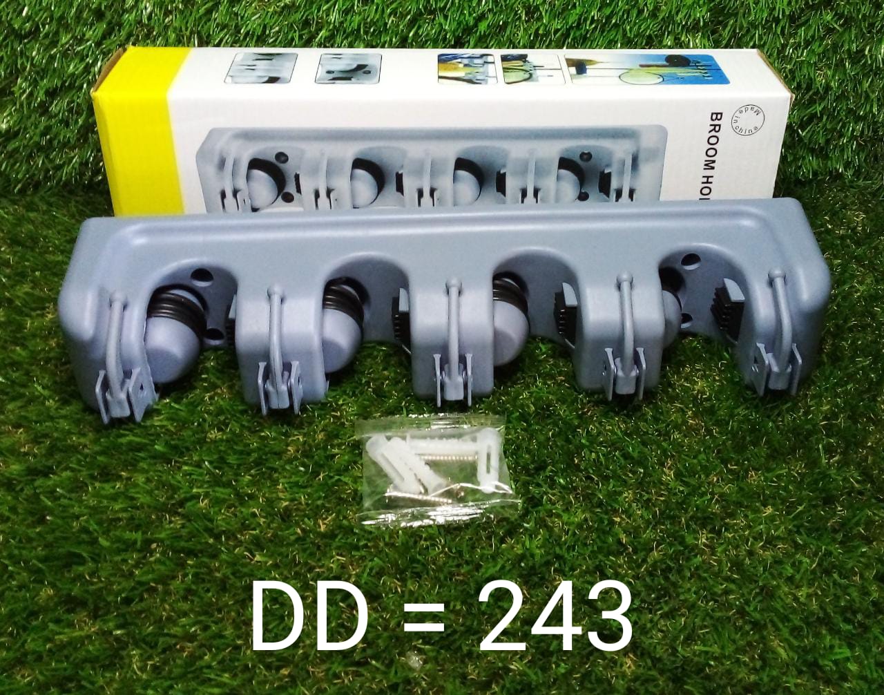 4 Layer Mop and Broom Holder, Garden Tool Organizer, Multipurpose Wall Mounted - Image 7