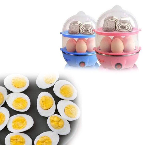Multi-function 2 Layer 14 Egg Cooker Boilers  Steamer (X762) - Image 5