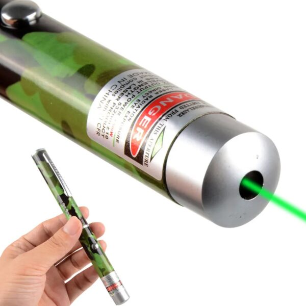 Green Multipurpose Laser Light Disco Pointer Pen Beam With Adjustable Antena Cap To Change Project Design - Image 3