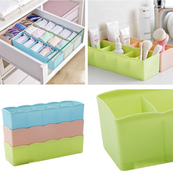 Dividers Tray Organizer Clear Plastic Bead Storage Tray (Multicolour) - Image 10