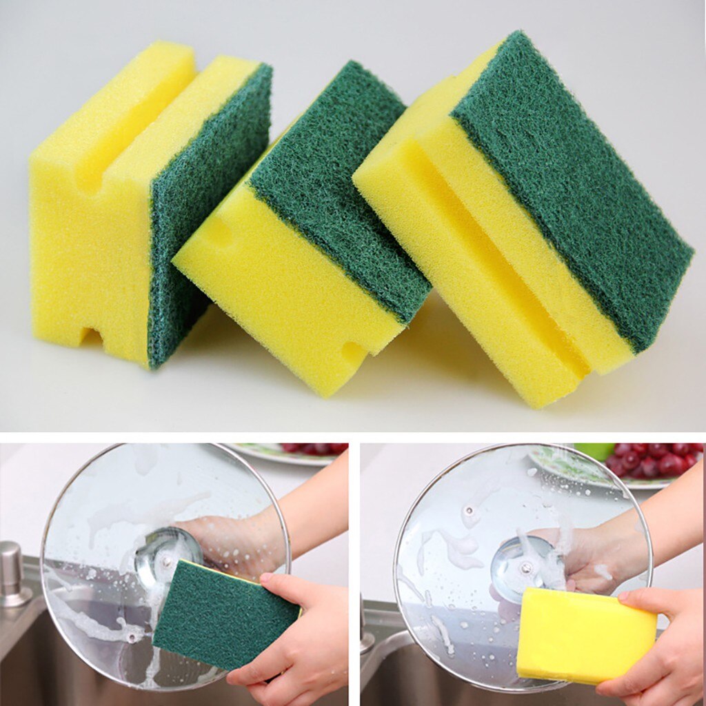 Scrub Sponge 2 in 1 PAD for Kitchen, Sink, Bathroom Cleaning Scrubber - Image 3
