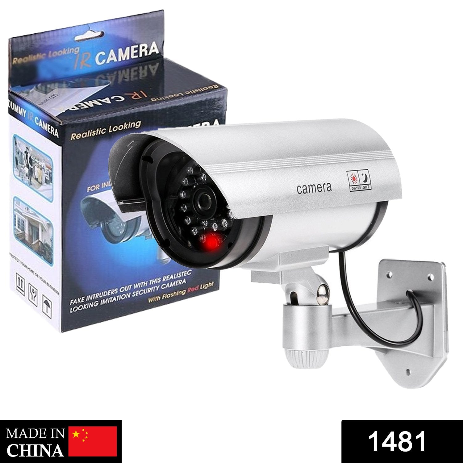 Wireless Security CCTV False Outdoor Fake Dummy Piece IR Camera - Image 2