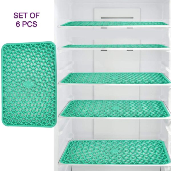 Waterproof PVC Fridge Drawer Mats Set of 6 - Image 8